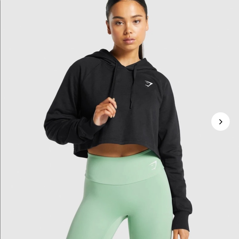 TRAINING CROPPED HOODIE